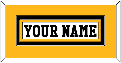 Pittsburgh Nameplate - Home White (1984-1988) - Signature Tier 2
