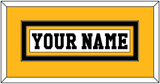 Pittsburgh Nameplate - Home White (1984-1988) - Double Mat 2