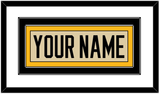 Pittsburgh Nameplate - 2023 Winter Classic Tan - Double Mat 1