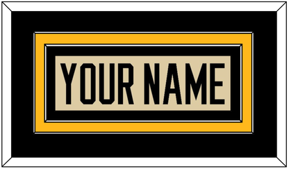 Pittsburgh Nameplate - 2023 Winter Classic Tan - Signature Tier 2