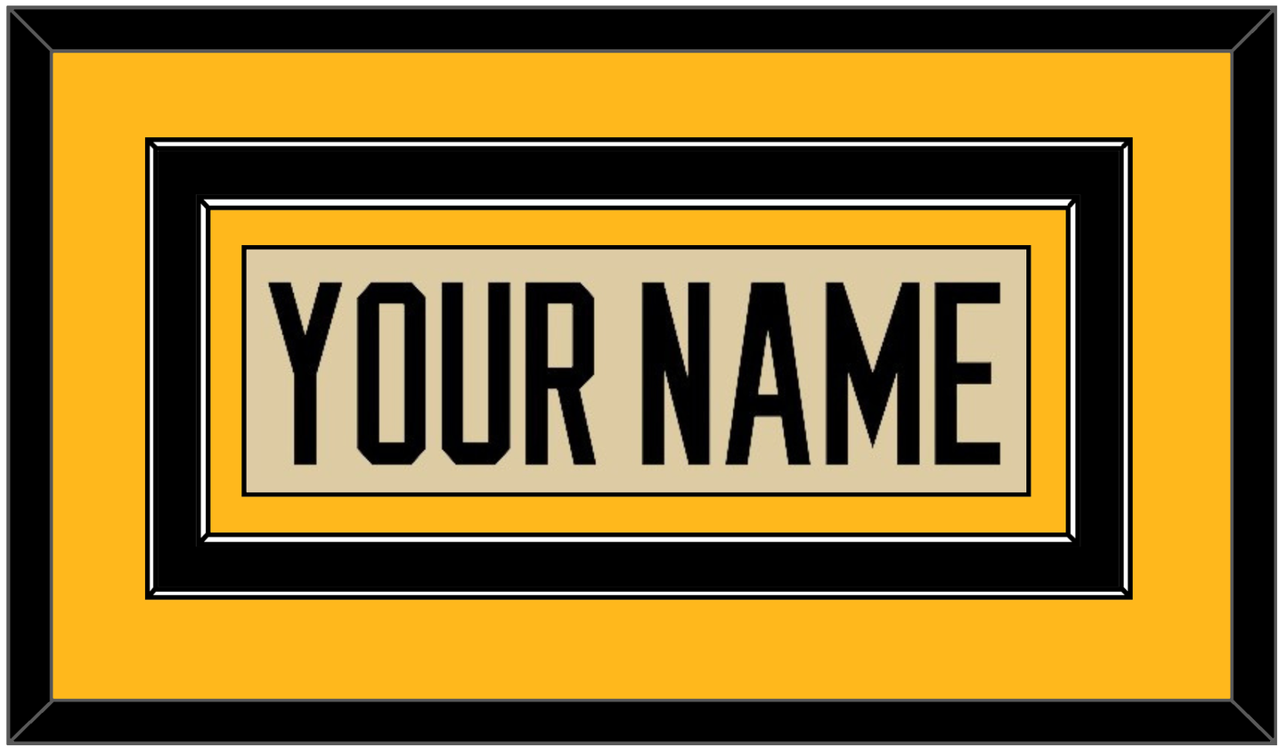 Pittsburgh Nameplate - 2023 Winter Classic Tan - Signature Tier 3