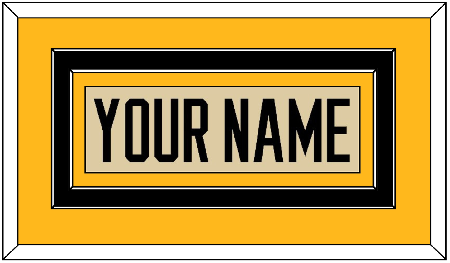 Pittsburgh Nameplate - 2023 Winter Classic Tan - Signature Tier 3