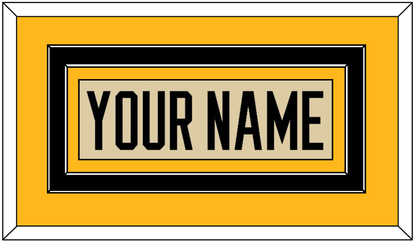 Pittsburgh Nameplate - 2023 Winter Classic Tan - Signature Tier 3