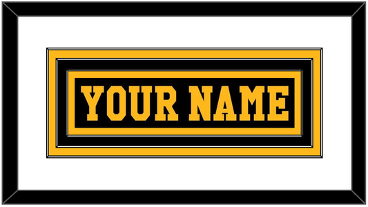 Pittsburgh Nameplate - Road Black (1984-1988) - Premier Tier 1