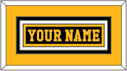Pittsburgh Nameplate - Road Black (1984-1988) - Premier Tier 3