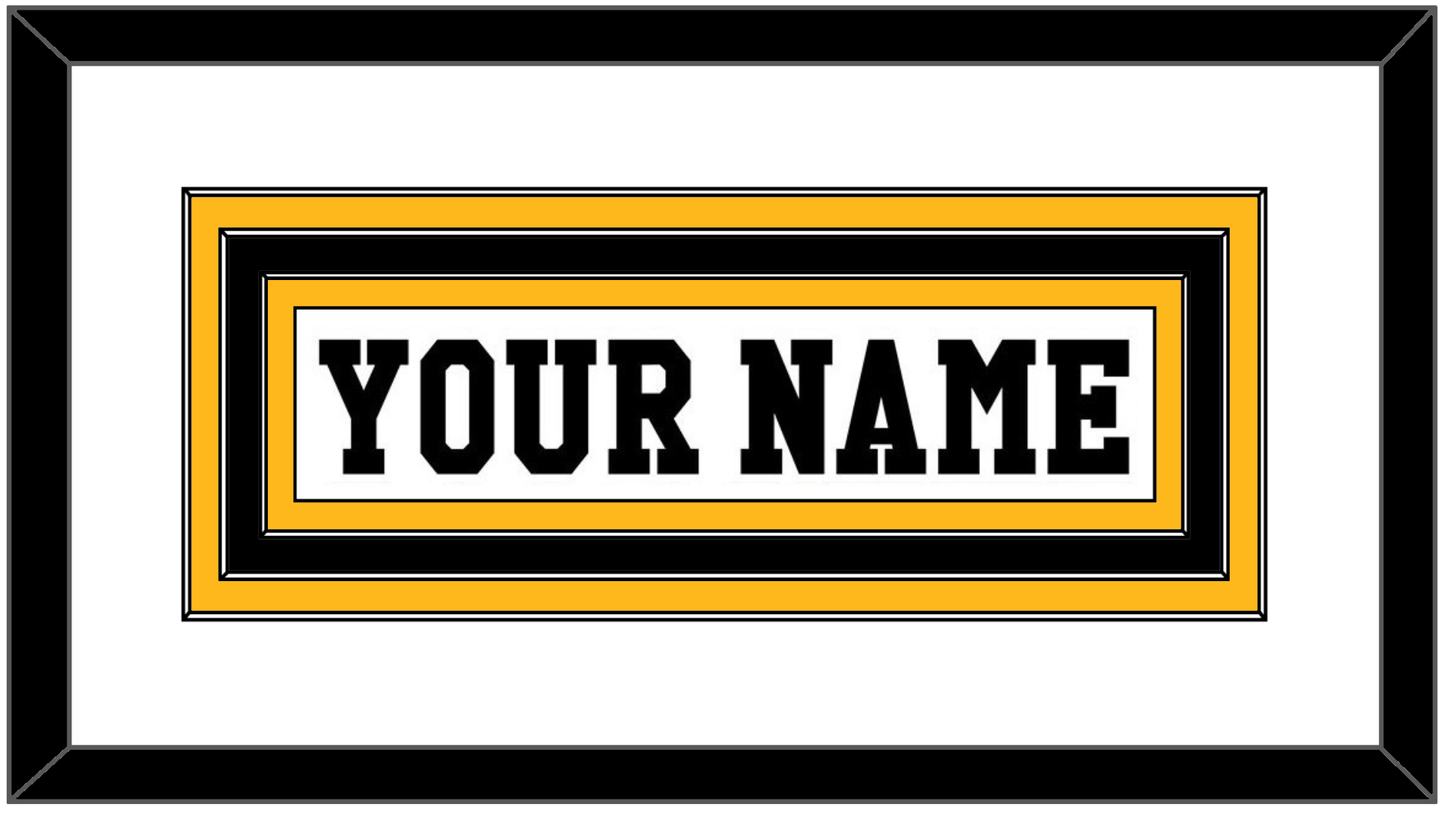 Pittsburgh Nameplate - Home White (1984-1988) - Premier Tier 1