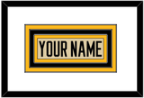 Pittsburgh Nameplate - 2023 Winter Classic Tan - Triple Mat 1