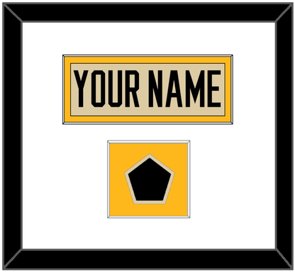 Pittsburgh Nameplate & 2023 Winter Classic Patch - Tan Jersey - Essential Tier 1
