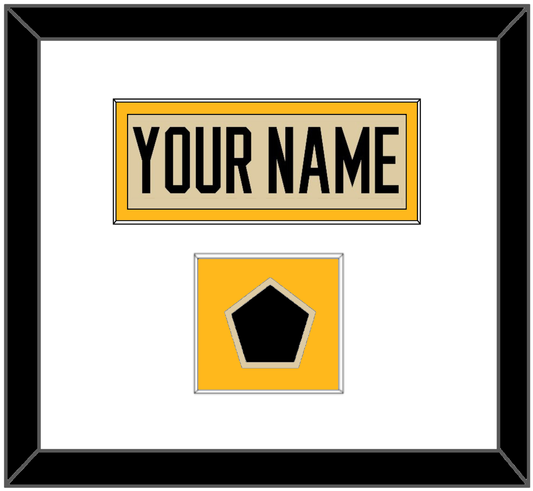 Pittsburgh Nameplate & 2023 Winter Classic Patch - Tan Jersey - Essential Tier 1