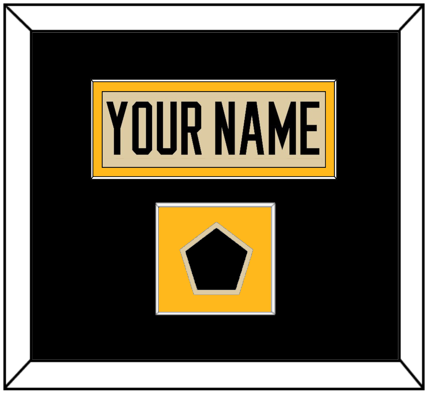 Pittsburgh Nameplate & 2023 Winter Classic Patch - Tan Jersey - Essential Tier 2