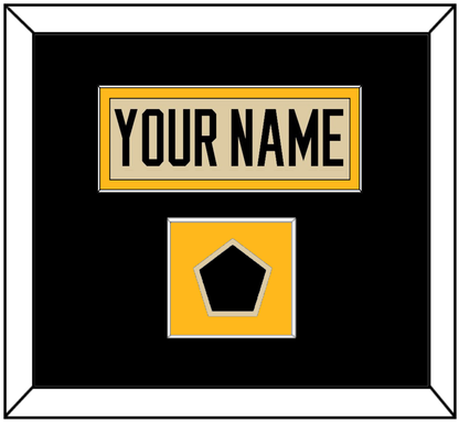 Pittsburgh Nameplate & 2023 Winter Classic Patch - Tan Jersey - Essential Tier 2
