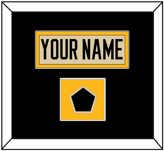 Pittsburgh Nameplate & 2023 Winter Classic Patch - Tan Jersey - Essential Tier 2