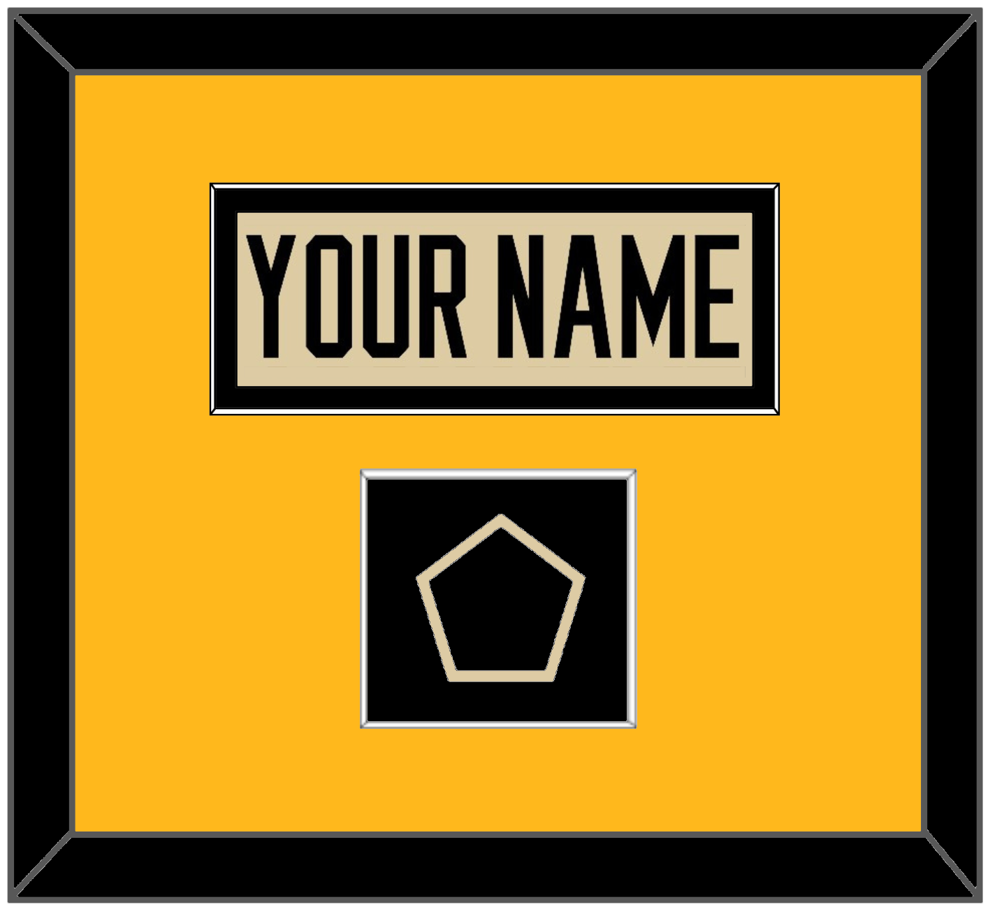 Pittsburgh Nameplate & 2023 Winter Classic Patch - Tan Jersey - Essential Tier 3