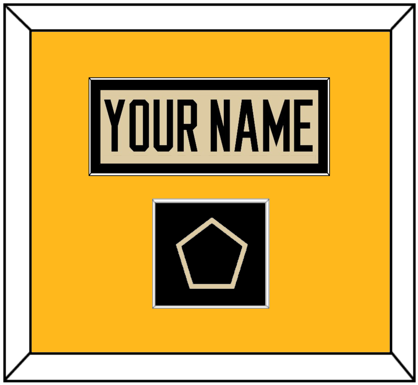 Pittsburgh Nameplate & 2023 Winter Classic Patch - Tan Jersey - Essential Tier 3
