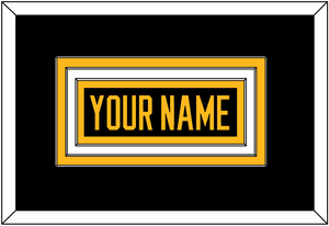 Pittsburgh Nameplate - Alternate Black - Triple Mat 2