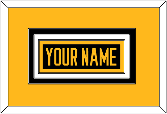Pittsburgh Nameplate - Alternate Black (2021-2025) - Premier Tier 3