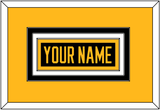 Pittsburgh Nameplate - Alternate Black - Triple Mat 3