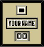 Pittsburgh Nameplate, Number (Shoulder) & Jersey Logo Patch - White Jersey (2002-2007) - Triple Mat 2