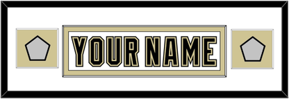 Pittsburgh Nameplate & 2 Stanley Cup Champions Patches - Road White (2007-2016) - Essential Tier 4
