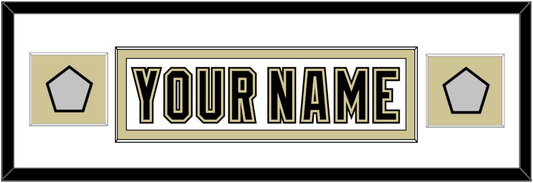 Pittsburgh Nameplate & 2 Stanley Cup Champions Patches - Road White (2007-2016) - Essential Tier 4