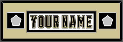 Pittsburgh Nameplate & 2 Stanley Cup Finals Patches - Road White (2007-2016) - Essential Tier 5