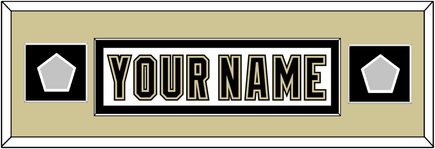 Pittsburgh Nameplate & 2 Stanley Cup Champions Patches - Road White (2007-2016) - Essential Tier 5