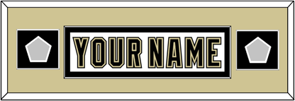 Pittsburgh Nameplate & 2 Stanley Cup Finals Patches - Road White (2007-2016) - Essential Tier 5