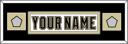 Pittsburgh Nameplate & 2 Stanley Cup Finals Patches - Road White (2007-2016) - Essential Tier 6