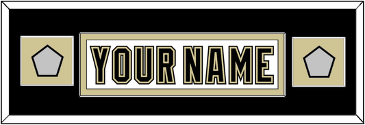 Pittsburgh Nameplate & 2 Stanley Cup Finals Patches - Road White (2007-2016) - Essential Tier 6