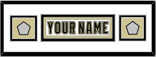Pittsburgh Nameplate & 2 Stanley Cup Finals Patches - Road White (2007-2016) - Signature Tier 6