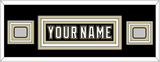 Pittsburgh Nameplate & 2 Stanley Cup Champions Patches - Home Black (2007-2016) - Triple Mat 4