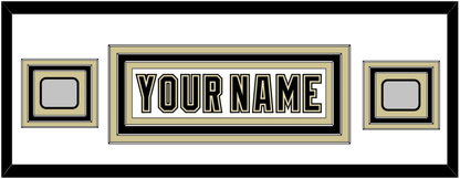 Pittsburgh Nameplate & 2 Stanley Cup Champions Patches - Road White (2007-2016) - Premier Tier 3
