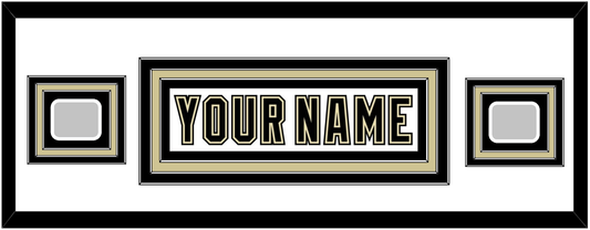 Pittsburgh Nameplate & 2 Stanley Cup Finals Patches - Road White (2007-2016) - Premier Tier 4