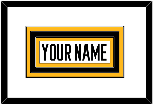 Pittsburgh Nameplate - Home White (1988-1992) - Premier Tier 1