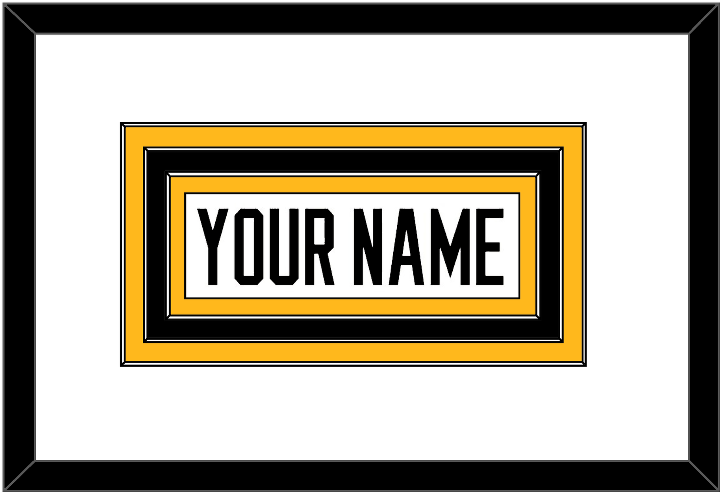 Pittsburgh Nameplate - Reverse Retro White (2020-2021) - Premier Tier 1