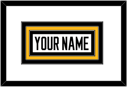 Pittsburgh Nameplate - Home White (1988-1992) - Premier Tier 2