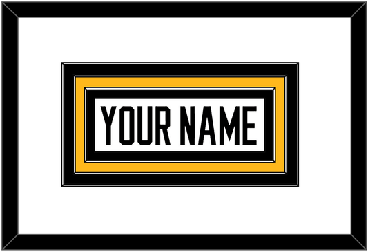 Pittsburgh Nameplate - Home White (1988-1992) - Premier Tier 2