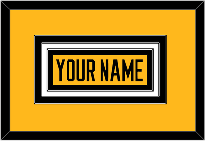 Pittsburgh Nameplate - Alternate Gold (2018-2021) - Premier Tier 2