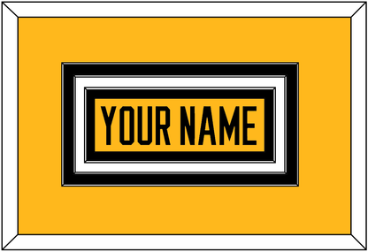 Pittsburgh Nameplate - Alternate Gold (2018-2021) - Premier Tier 2