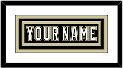 Pittsburgh Nameplate - Black Jersey (2000-2007) - Premier Tier 1