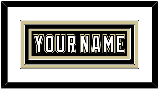 Pittsburgh Nameplate - Black Jersey (2000-2007) - Premier Tier 1