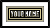 Pittsburgh Nameplate - Black Jersey (2000-2007) - Triple Mat 1