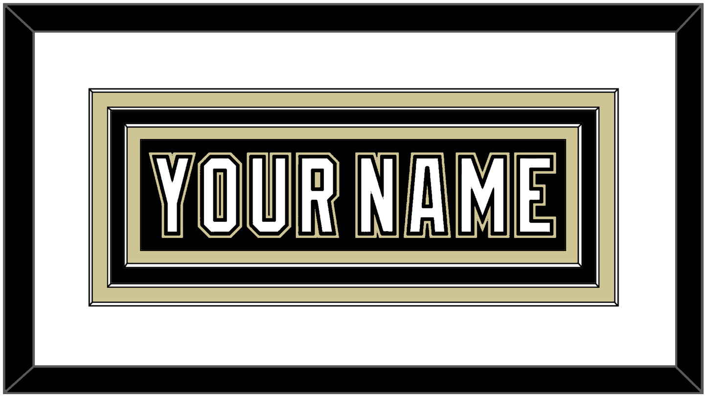 Pittsburgh Nameplate - Home Black (2007-2016) - Premier Tier 1