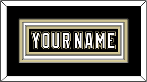 Pittsburgh Nameplate - Home Black (2007-2016) - Triple Mat 2