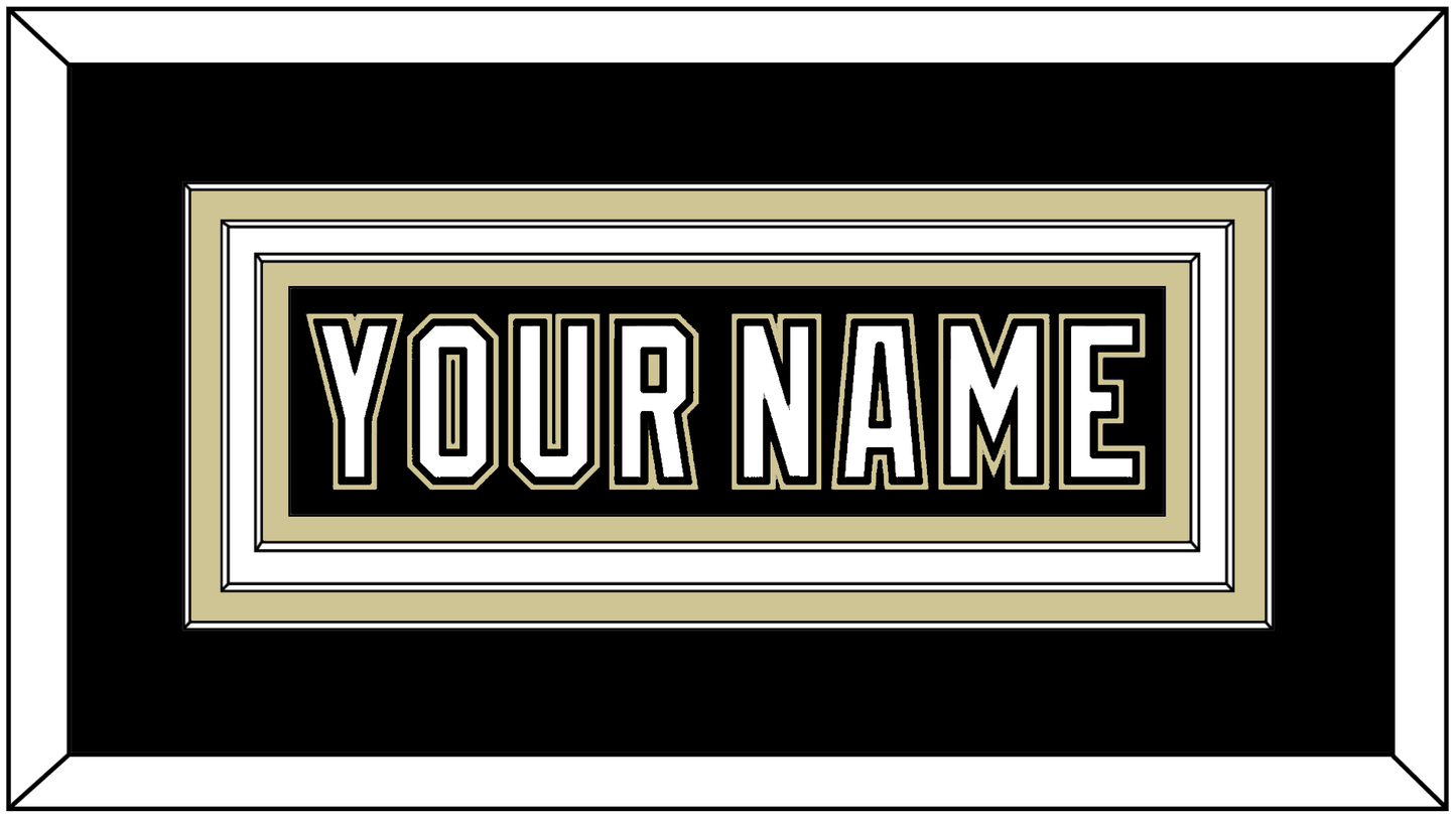 Pittsburgh Nameplate - Home Black (2007-2016) - Signature Tier 3