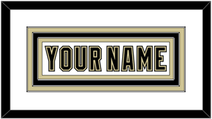 Pittsburgh Nameplate - White Jersey (2002-2007) - Triple Mat 1