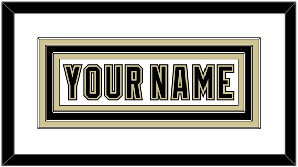 Pittsburgh Nameplate - White Jersey (2002-2007) - Triple Mat 1