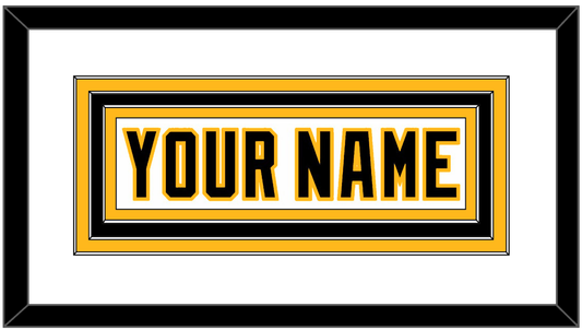 Pittsburgh Nameplate - Home White (1992-2002) - Premier Tier 1