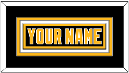 Pittsburgh Nameplate - Road Black (1980-1981) - Premier Tier 1