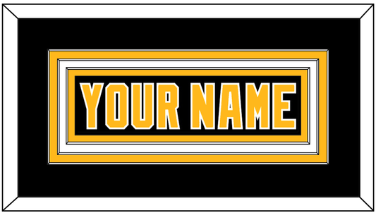 Pittsburgh Nameplate - Road Black (1992-1997) - Premier Tier 1